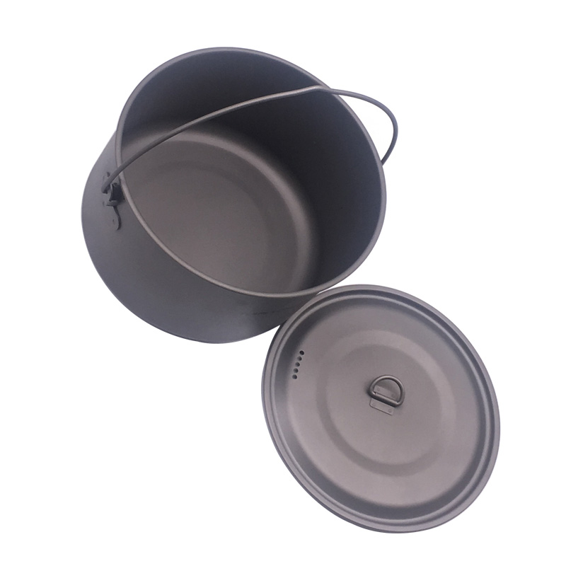 Camping Cooking Pots And Pans Set - FLAME'S CREED 1100 ml 1950 ml