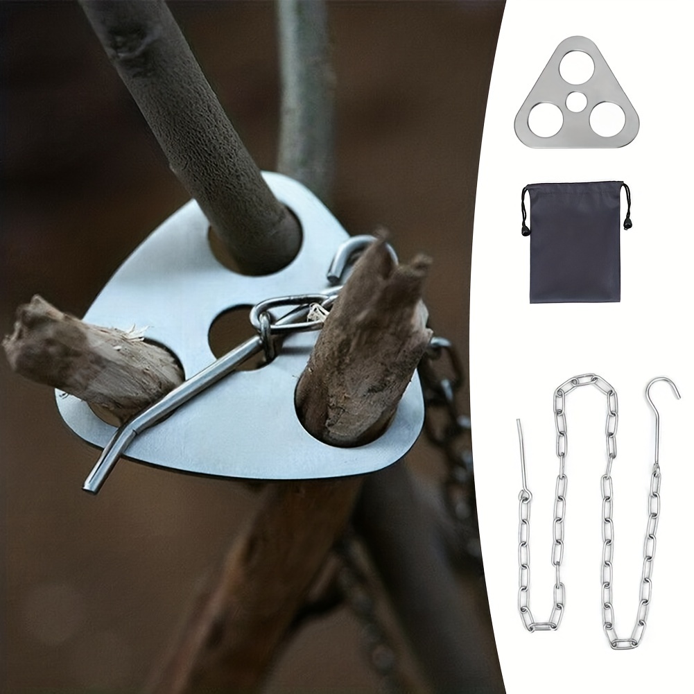 Camping Cooking Hanger - Przenośny, odłączany statyw do grillowania na