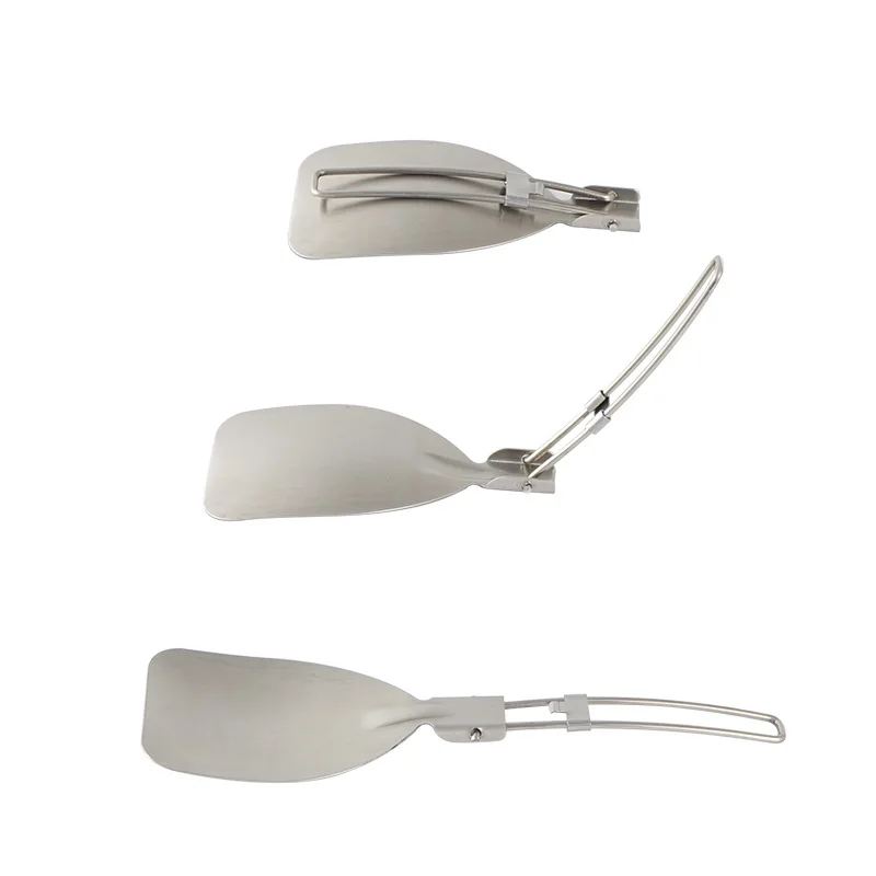 Camping Cooking Set 2 Person - Składana szpatułka kempingowa ze stali nierdzewnej,