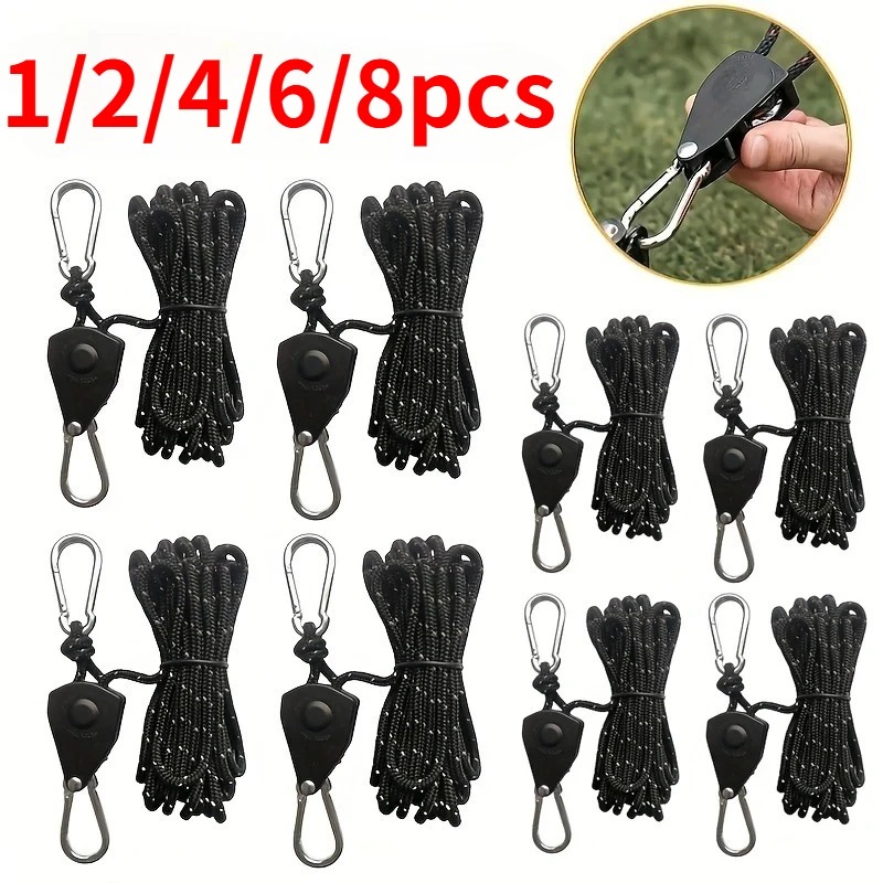 Camping Cooking Hanger - Narzędzie do napinania lin namiotowych 4mm*4m,