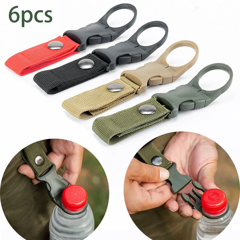 Camping Cooking Hanger - 6 sztuk Camping taśma z klamrą