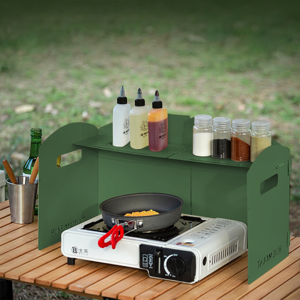 Camping Cooking Easy - Składana osłona przeciwwiatrowa do kuchenki gazowej