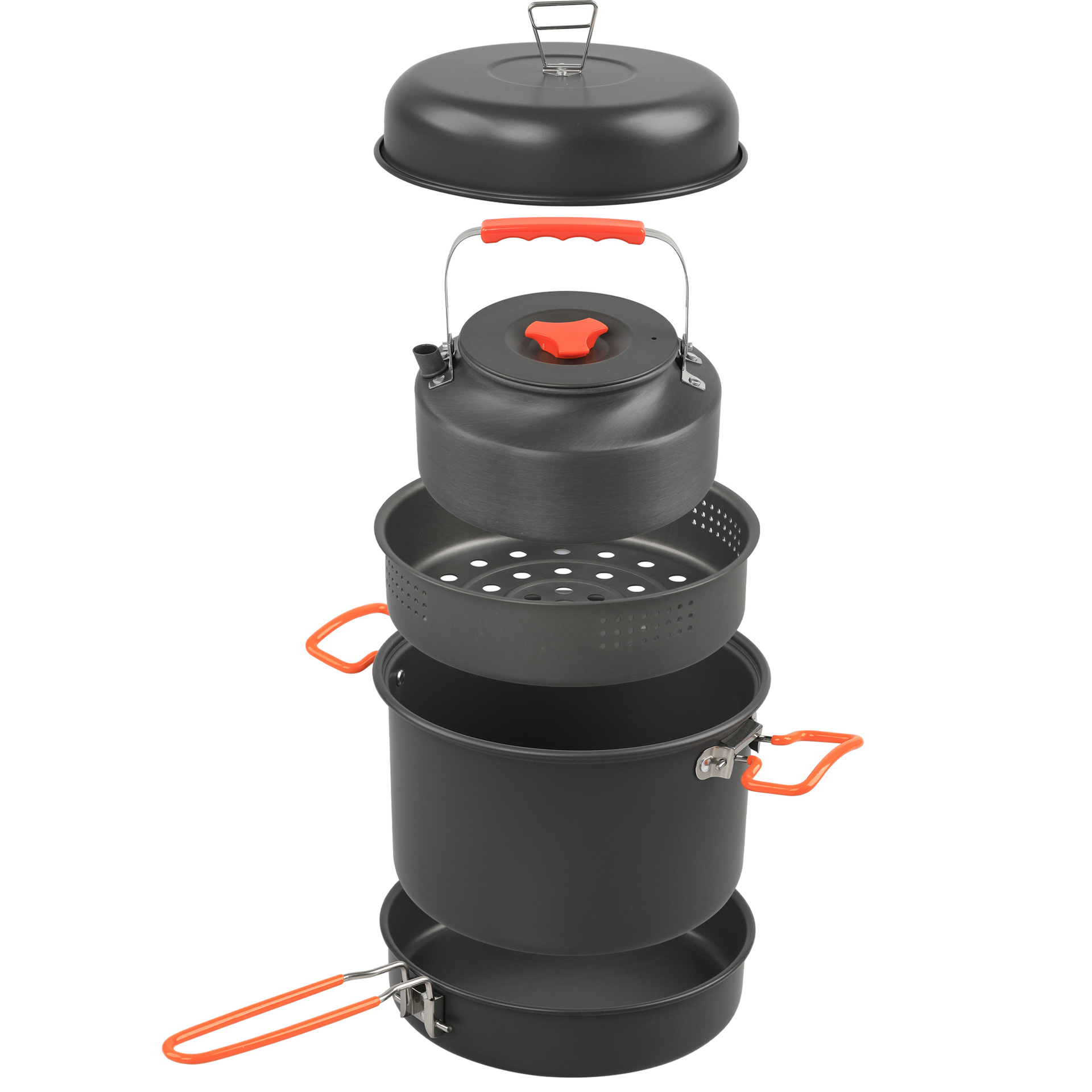 Camping Cooking Pots And Pans Set - Zestaw naczyń do gotowania na świeżym