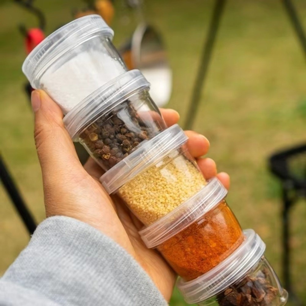 Spice Kit Compact - Przenośny Zestaw Przypraw Kempingowych 5 Butelek