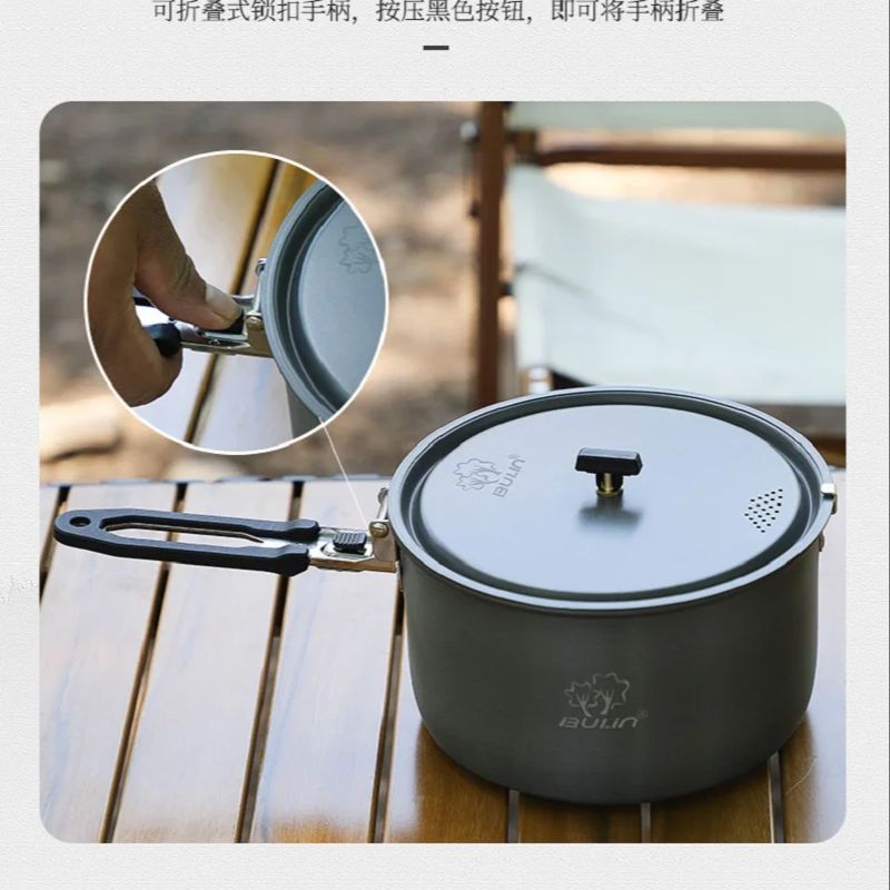 Garnek kempingowy Bulin BL200- – Camping Cooking Tin recenzja i cena