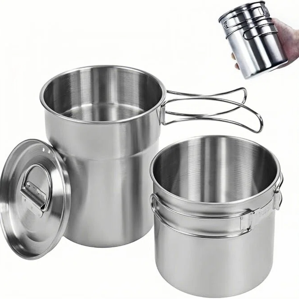 Składane kubki kempingowe, nac – Camping Cooking Tin recenzja i cena