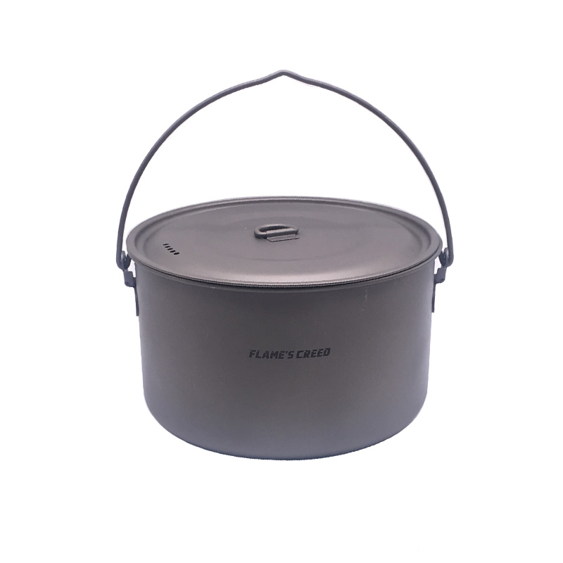 FLAME'S CREED 1100 ml 1950 ml  – Camping Cooking Pots And Pans Set recenzja i cena