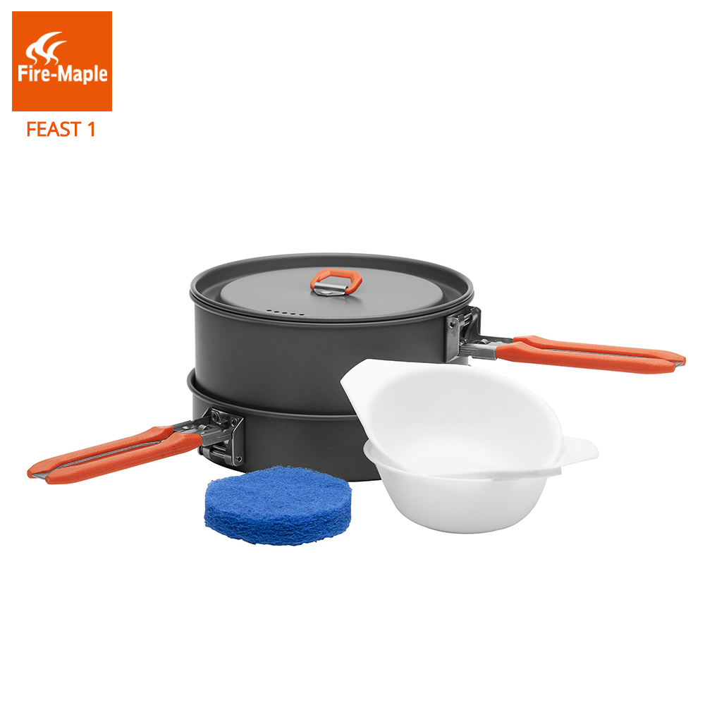 Ogień Maple święto 1 odkryty m – Camping Cooking Pots And Pans Set recenzja i cena