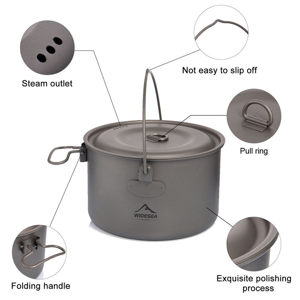 Widesea Camping zastawa stołow – Camping Cooking Pots And Pans Set recenzja i cena