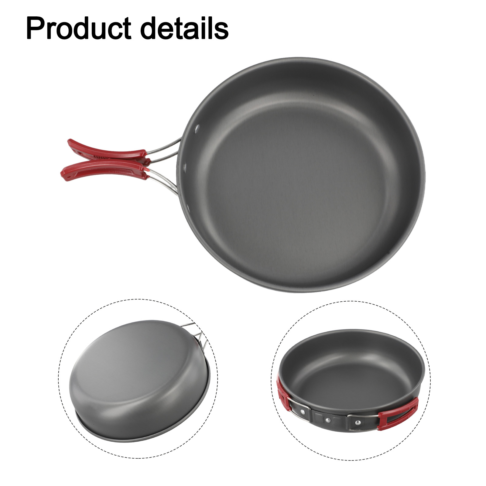 Patelnia kempingowa z czerwony – Camping Cooking Materials recenzja i cena