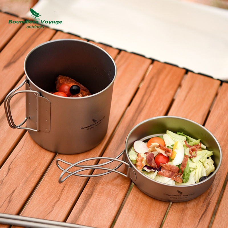 Zestaw garnków z składanym uch – Camping Cooking Pots And Pans Set recenzja i cena