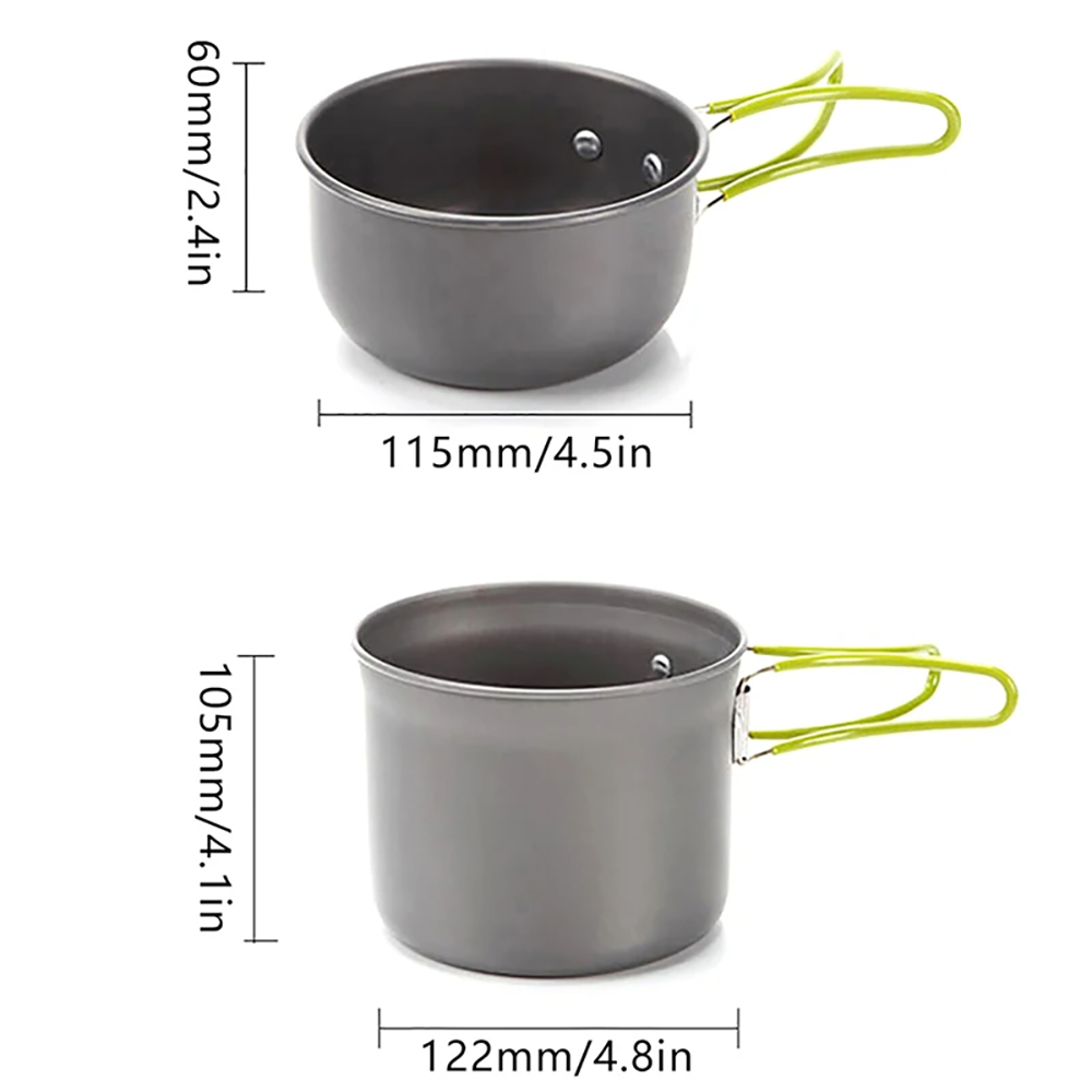 Naczynia kempingowe, lekkie na – Camping Cooking Materials recenzja i cena