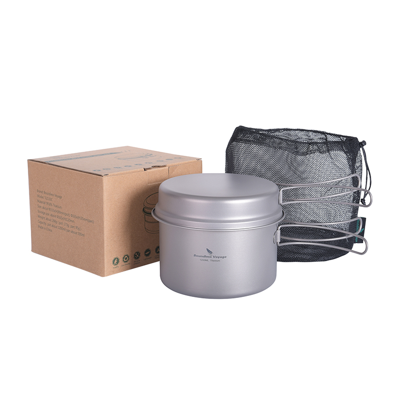 Boundless Voyage Tytanowa Pate – Camping Cooking Pots And Pans Set recenzja i cena