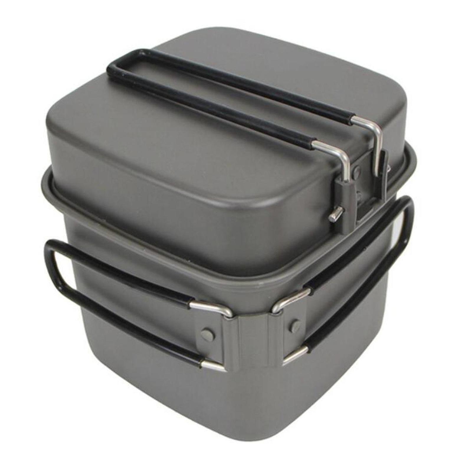 Zestaw naczyń kempingowych Pat – Camping Cooking Pots And Pans Set recenzja i cena