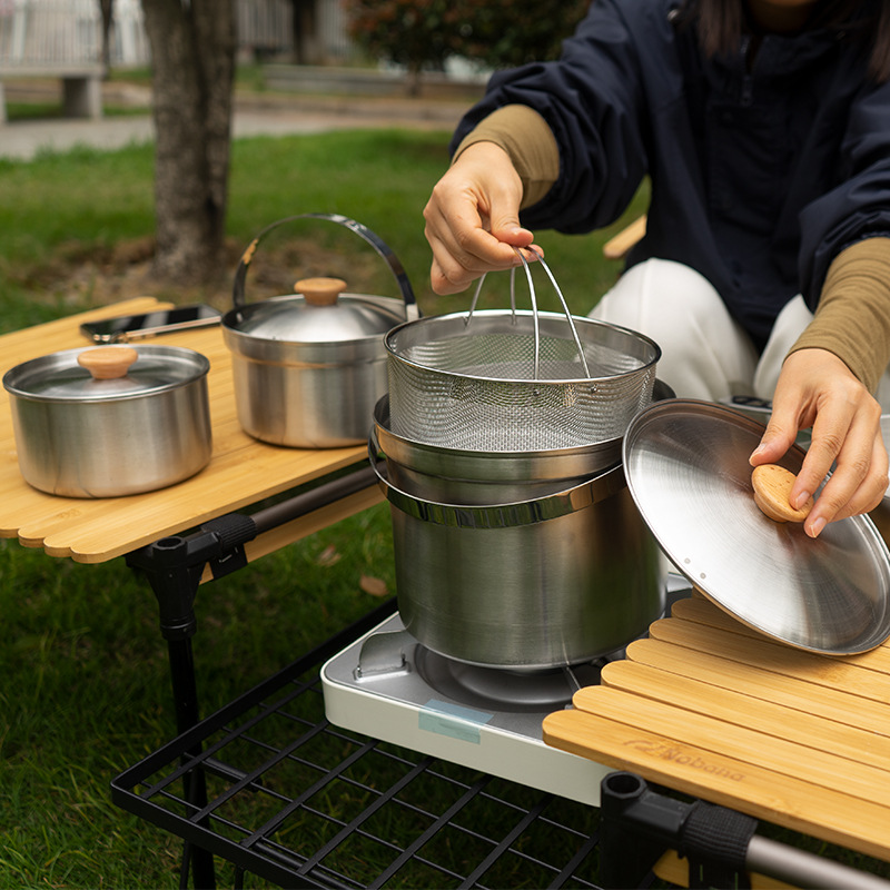 NOBANA najnowszy zestaw garnkó – Camping Cooking Rack recenzja i cena