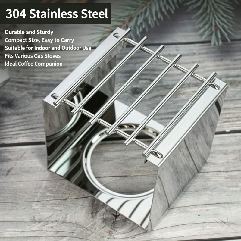 Stalowy kwadratowy stojak na k – Camping Cooking Tin recenzja i cena