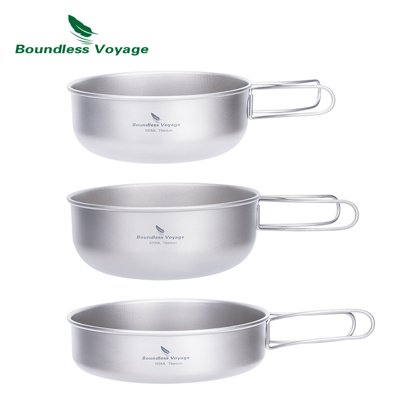 Boundless Voyage Tytanowy Zest – Camping Cooking Pots And Pans Set recenzja i cena