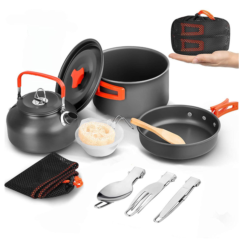 Zestaw naczyń kempingowych dla – Camping Cooking Set 2 Person recenzja i cena