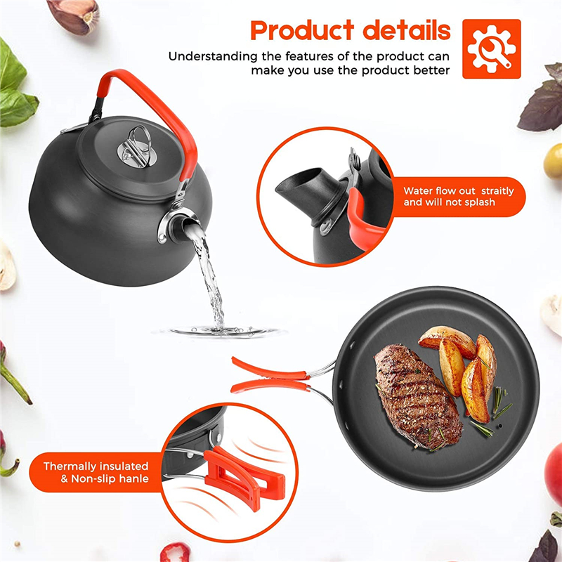 Zestaw naczyń kempingowych dla – Camping Cooking Set 2 Person recenzja i cena