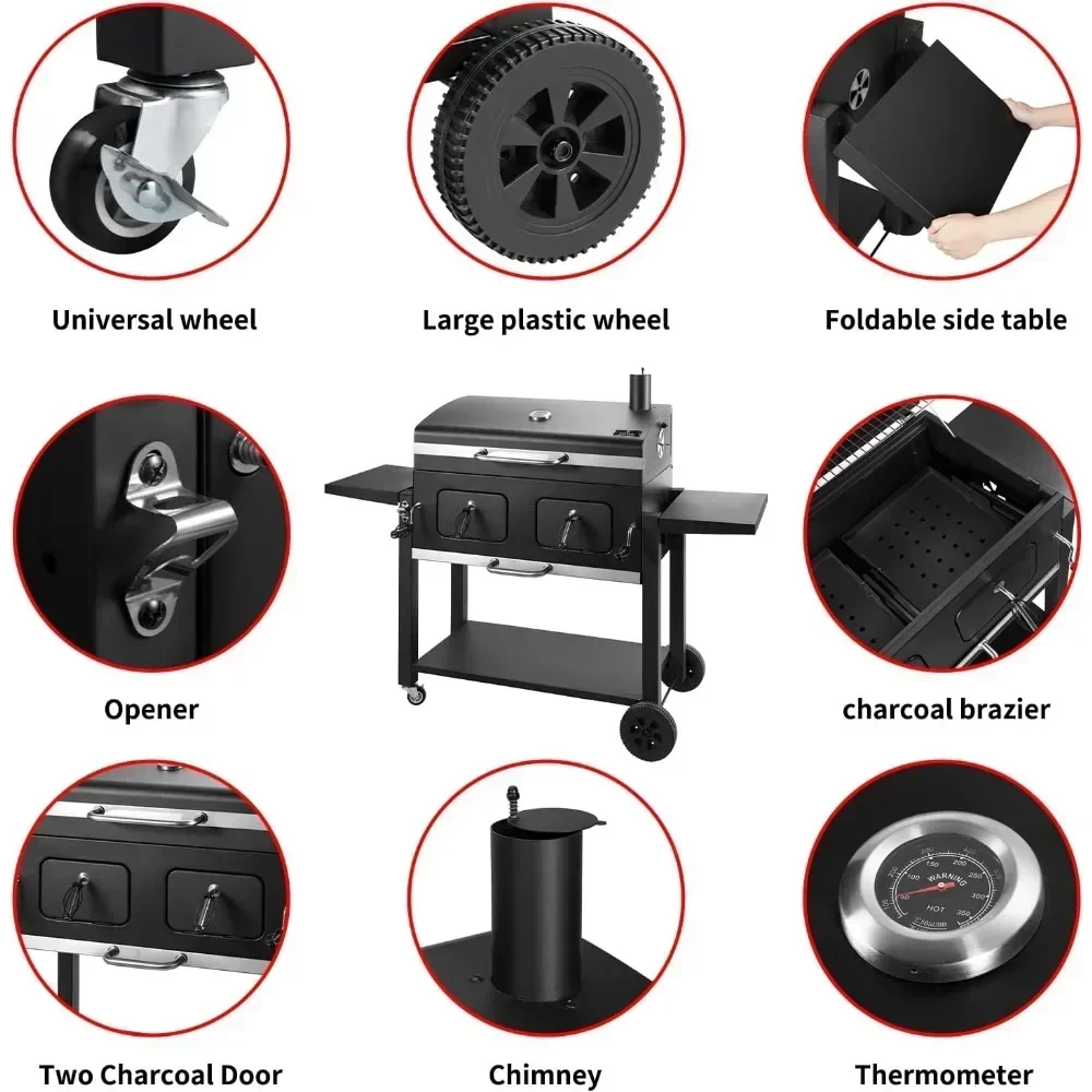 L. #   Grill węglowy, grill BB – Camping Cooking Materials recenzja i cena