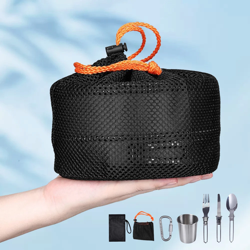 Zestaw naczyń kempingowych Cza – Camping Cooking Pots And Pans Set recenzja i cena