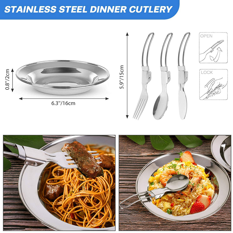 1 Zestaw Naczyń Kempingowych n – Camping Cooking Pots And Pans Set recenzja i cena